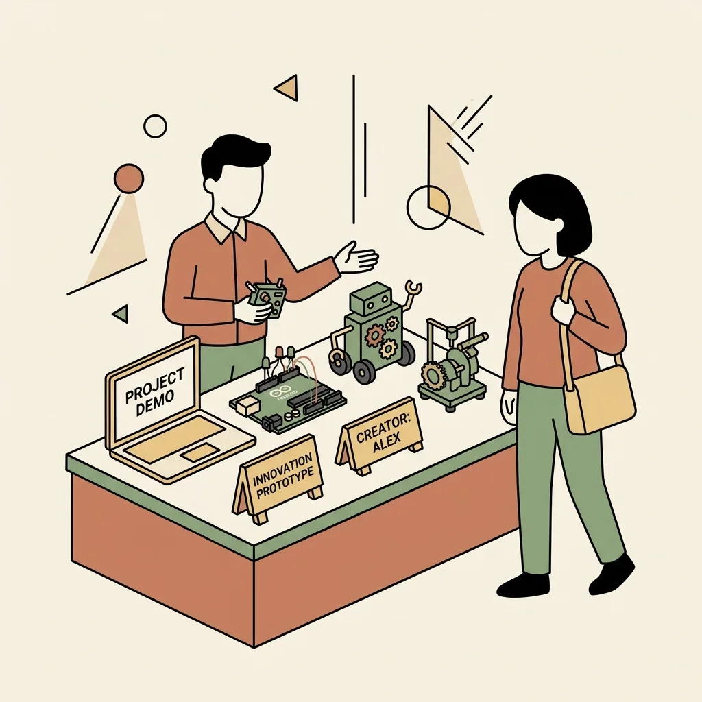 野生Club作品展示与Demo现场